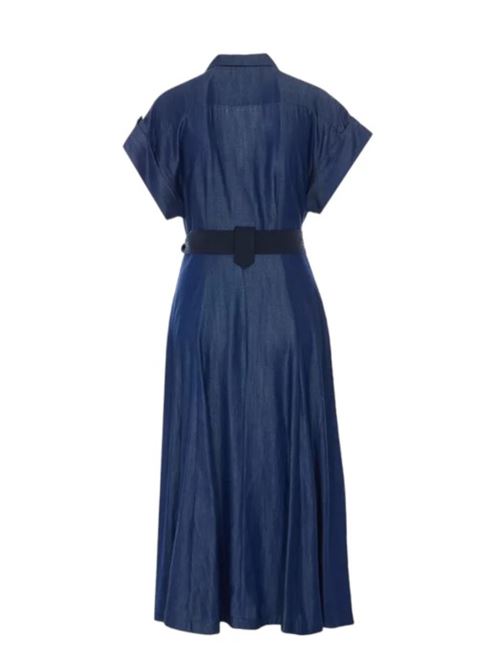 Abidi midi chemisier effetto denim Liu Jo | UA6315D0335.77000